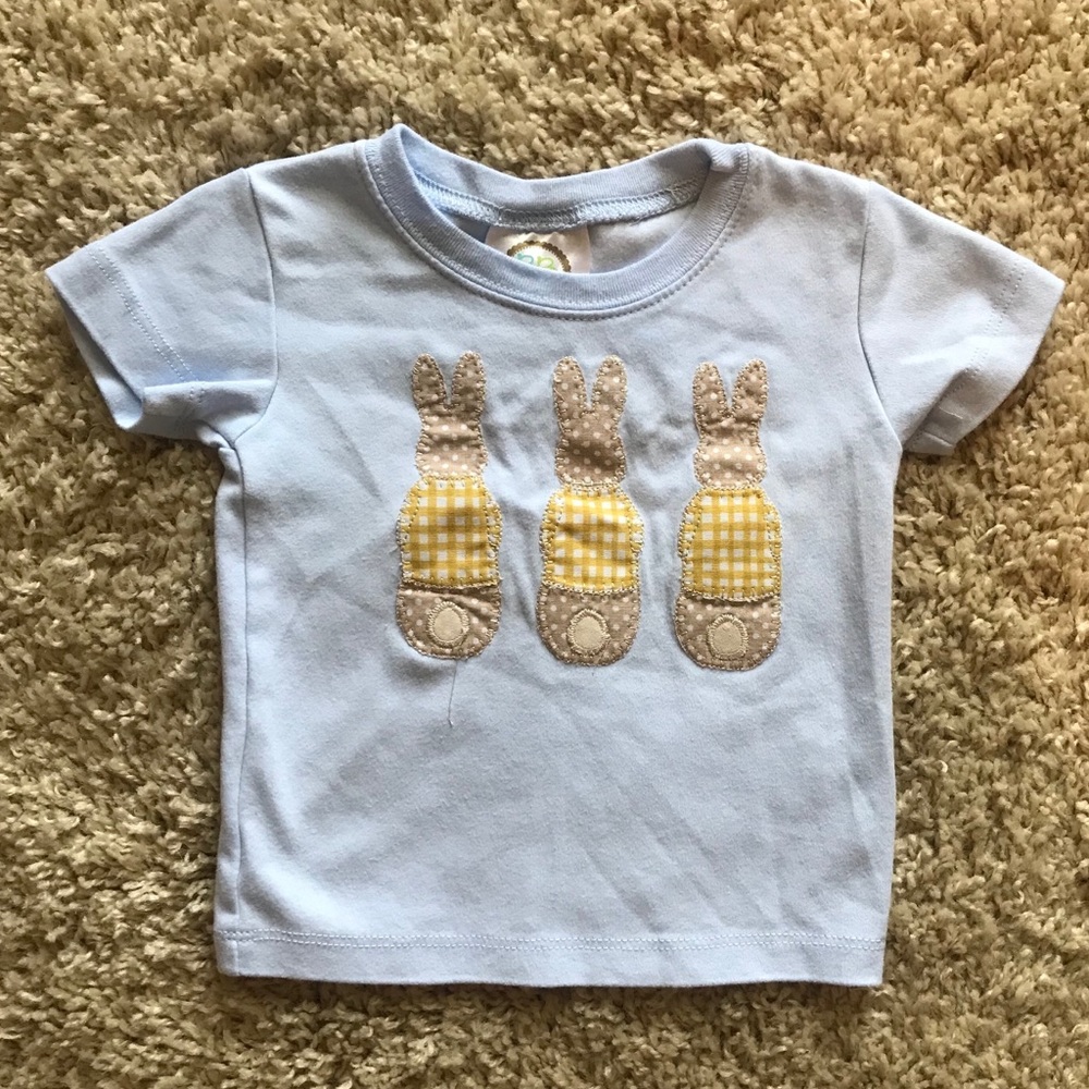Boys appliquéd easter tee